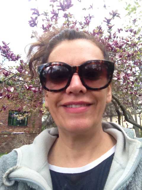 Georgiana Rosca enjoying spring