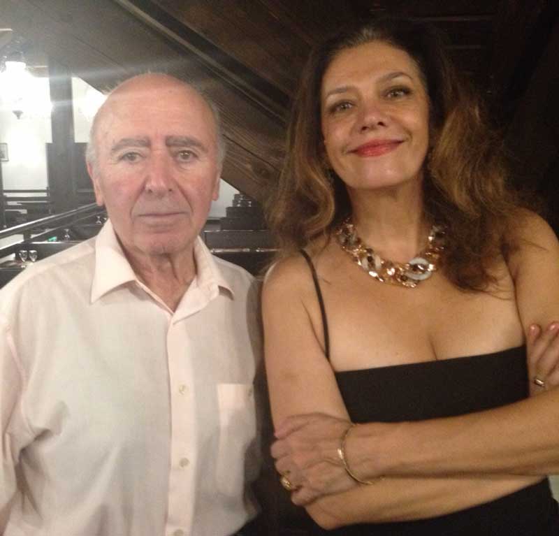 Georgiana Rosca with Varujan Cozighian